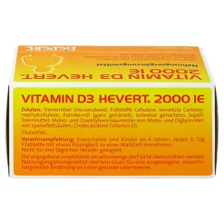 Hevert Vitamin D3 2.000 I.E. Tabletten, 120 St- Vitamin D (Colecalciferol)