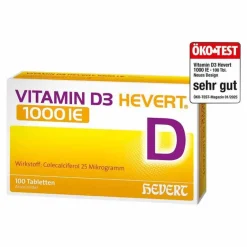 Hevert Vitamin D (Colecalciferol)-Vitamin D3 1000 I.E. Tabletten, 100 St