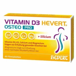 Hevert Vitamin D3 Osteo Pro Filmtabletten, 60 St- Vitamin D (Colecalciferol)