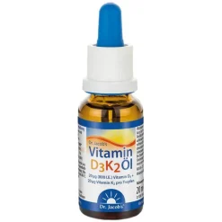 Dr. Jacobs Vitamin D3 K2 Öl Tropfen, 20 ml- Vitamin D (Colecalciferol)