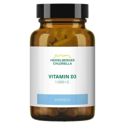 Heidelberger Chlorella Vitamin D (Colecalciferol)-Vitamin D3 Kapseln, 60 St