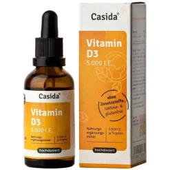 Casida Vitamin D3 Tropfen 5000 I.E., 50 ml- Vitamin D (Colecalciferol)