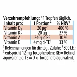Dr. Jacobs Vitamin D (Colecalciferol)-Vitamin Deka Öl Dr. Jacob`s Tropfen, 20 ml