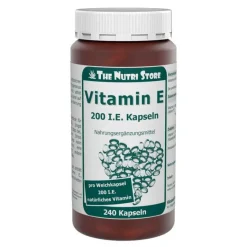 The Nutri Store Vitamin E 200 I.E. Kapseln, 240 St- Vitamin E (Tocopherol)
