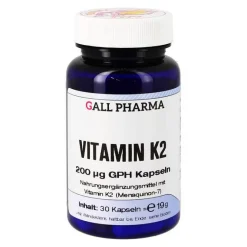 Hecht Pharma Vitamin K-Vitamin K2 200 µg GPH Kapseln, 30 St