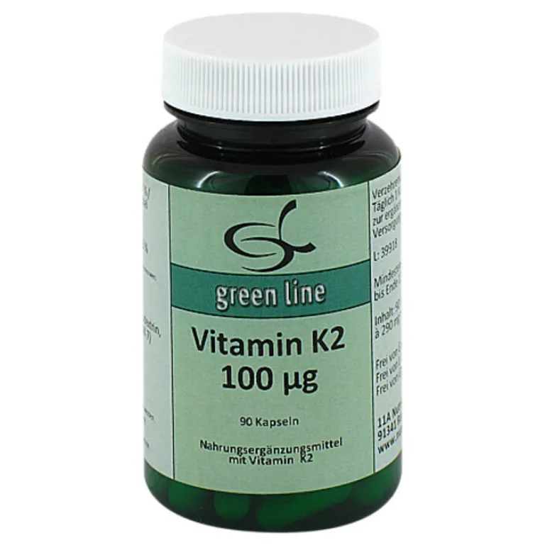 Vitamin K2 100 µg Kapseln, 90 St^Green line Nutritheke Sale