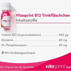 Vitasprint B12 Vitamin B12 (Cobalamin)-Trinkfläschchen, 4 St