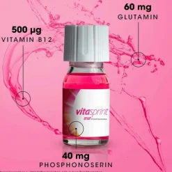 Vitasprint B12 Trinkfläschchen mit Vitamin B12 für mehr Energie, 34 St- Vitamin B12 (Cobalamin)