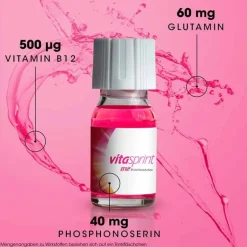 Vitasprint B12 Trinkfläschchen mit Vitamin B12 für mehr Energie, 100 St- Vitamin B12 (Cobalamin)
