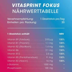 Fokus Direktsticks, 20 St^Vitasprint New