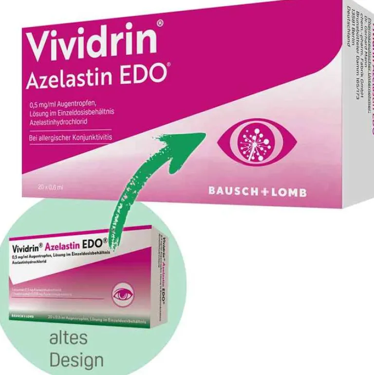 ® Azelastin EDO® Akuthilfe bei Heuschnupfen und Allergien, 20X0.6 ml^Vividrin Discount