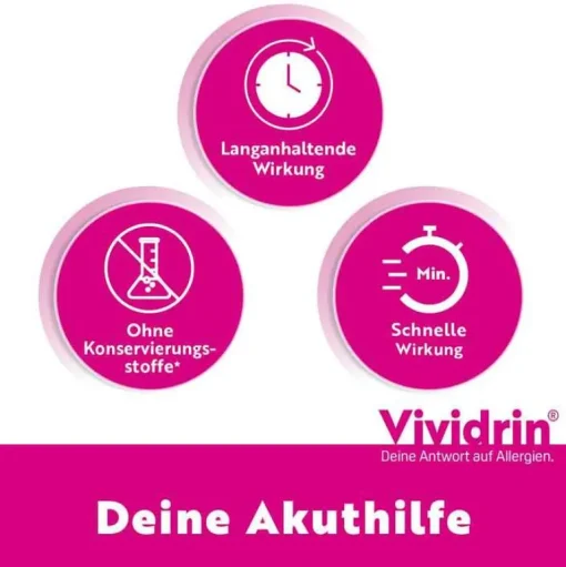Vividrin ® Azelastin Kombipackung bei Heuschnupfen & Allergien, 1 P- Nasenspray Allergie|Kombipackungen