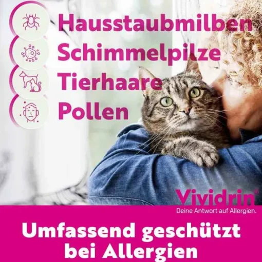 Vividrin ® Azelastin Kombipackung bei Heuschnupfen & Allergien, 1 P- Nasenspray Allergie|Kombipackungen