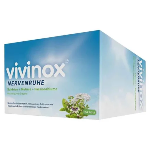 ® Nervenruhe Beruhigungsdragees bei Unruhe und Einschlafstörungen, 100 St^Vivinox Best