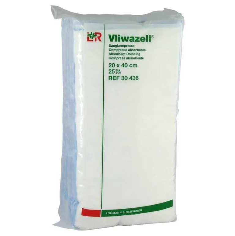 Vliwazell Sterile Kompressen-Kompressen 20x40cm, 25 St