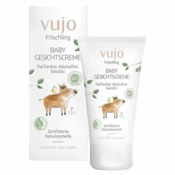 Vujo Haut- & Haarpflege|Für Kinder-Frischling Baby Gesichtscreme, 50 ml