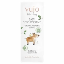 Vujo Haut- & Haarpflege|Für Kinder-Frischling Baby Gesichtscreme, 50 ml