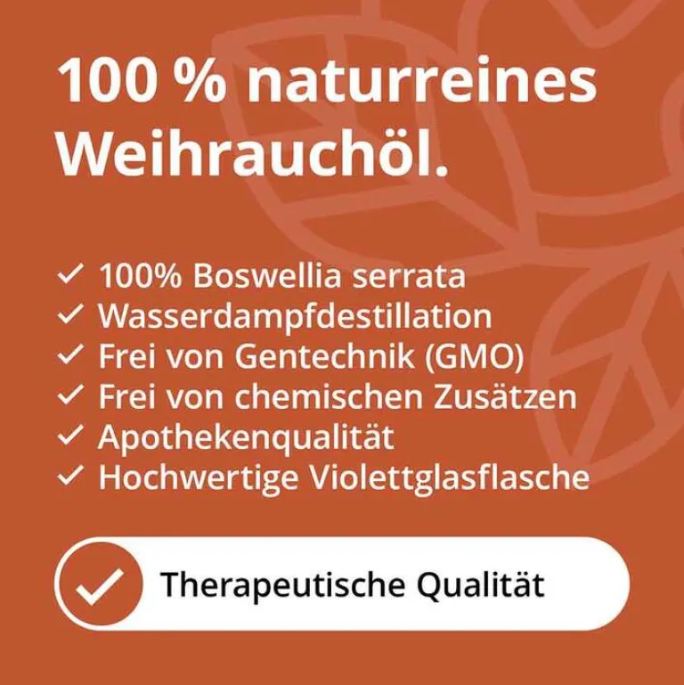 Casida Weihrauch Öl naturrein ätherisch, 5 ml- Weihrauch