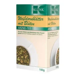 Klenk Weissdorn Blätter mit Blüten Tee, 100 g- Tee