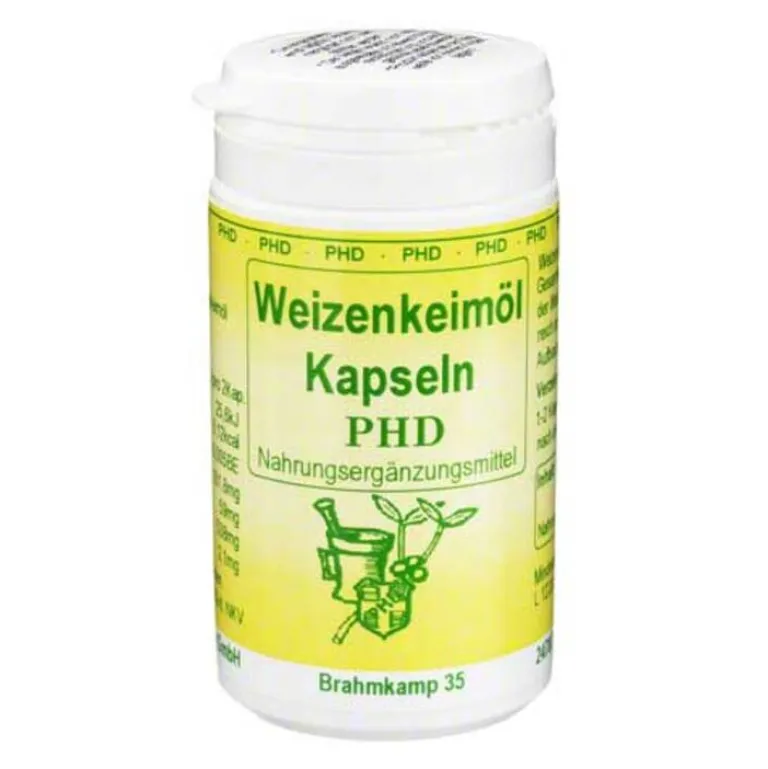 Weizenkeimöl Kapseln, 100 St- Vitamin E (Tocopherol)