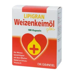 Dr. Grandel Vitamin E (Tocopherol)-Weizenkeimöl Plus Kapseln Grandel, 200 St