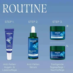 Weleda festigende Nachtpflege blauer Enzian & Edelweiss, 40 ml- Gesichtspflege|Nachtpflege