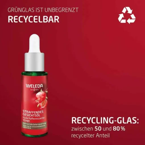 Weleda Gesichtsöle|Trockene Haut-Granatapfel straffendes Gesichtsöl, 30 ml