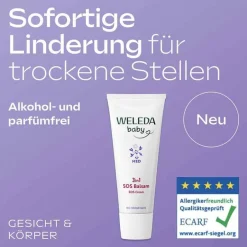Weleda Haut- & Haarpflege|Cremes & Balsame-3in1 SOS Balsam weiße Malve, 10 ml