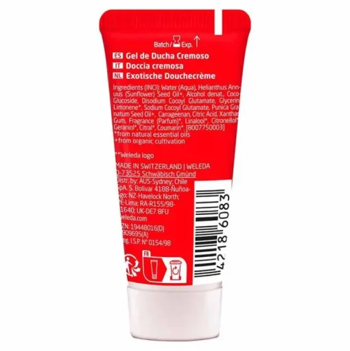 Weleda Inspire Shower Cream Granatapfel , 20 ml- Duschgele|Duschen & Waschen