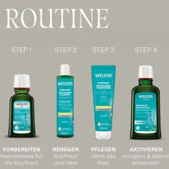 Weleda Haarpflege|Shampoos-Rosmarin Revitalising Shampoo, 250 ml
