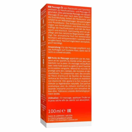 Weleda Sport Massage-Öl Arnika, 100 ml- Körperöle|Körperöle