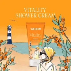Weleda Vitality Shower Cream Sanddorn, 200 ml- Duschgele|Duschen & Waschen