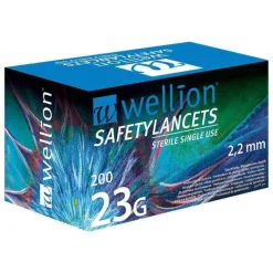 Wellion Lanzetten & Stechhilfen-® Safetylancets 23G , 200 St