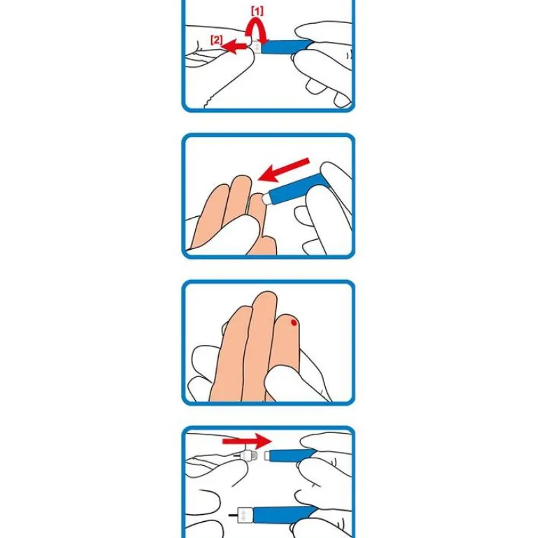 Wellion Lanzetten & Stechhilfen-® Safetylancets 23G , 200 St