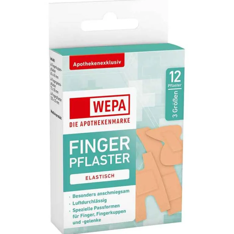 Fingerpflaster Mix 3 Größen, 12 St^Wepa Online