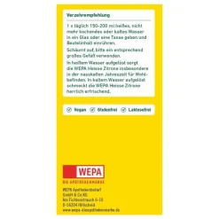 heiße Zitrone + Vitamin C + Calcium zuckerfrei Pulver, 10X10 g^Wepa Best