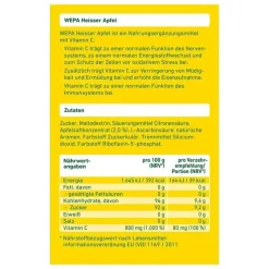 Wepa Vitamin C (Ascorbinsäure)-heißer Apfel + Vitamin C Pulver, 10X10 g