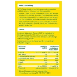 Wepa Salbei + Honig + Vitamin C + Zink Pulver, 10X10 g- Vitamin C (Ascorbinsäure)