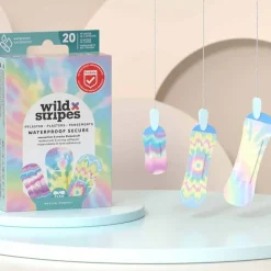 Wild Stripes Pflastersortimente-waterproof secure Rainbow Int Pflaster , 20 St