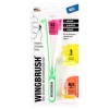 Wingbrush Starter-Set Interdentalbürste 3 Bürsten, 1 St- Zwischenraumreinigung