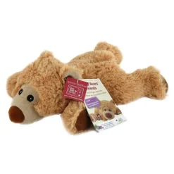 Wärme Stofftier Bär William hellbraun liegend, 1 St- Wärmetiere