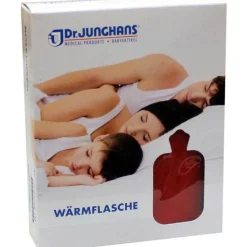 Wärmflasche mit Bezug rot, 1.5 l- Wärmflasche