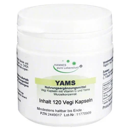Hannes pure Lebenslust Yamswurzel-Yams Wurzel Kapseln, 120 St