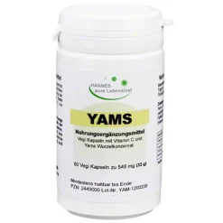 Hannes pure Lebenslust Yamswurzel-Yams Wurzel Kapseln, 60 St