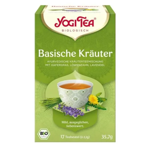 Yogi Tea Yogi Tee-Basische Kräuter Teebeutel, 17X2.1 g