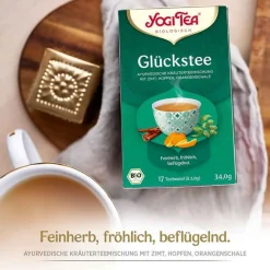 Glückstee Bio, 17X1.8 g^Yogi Tea