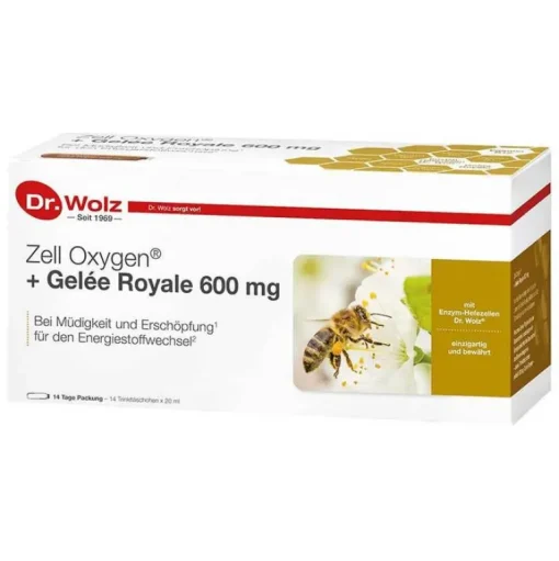 Dr. Wolz Gelee Royal-Zell Oxygen + Gelee Royale 600 mg Trinkampullen, 14X20 ml