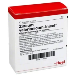 Injeel Heel-Zincum valerianicum Ampullen, 10 St