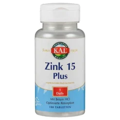 Zink 15 Plus Tabletten, 100 St- Zink
