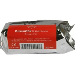 Draco Stütz- & Kompressionsbinden-Zinkleimbinde zink 8cmx, 1 St